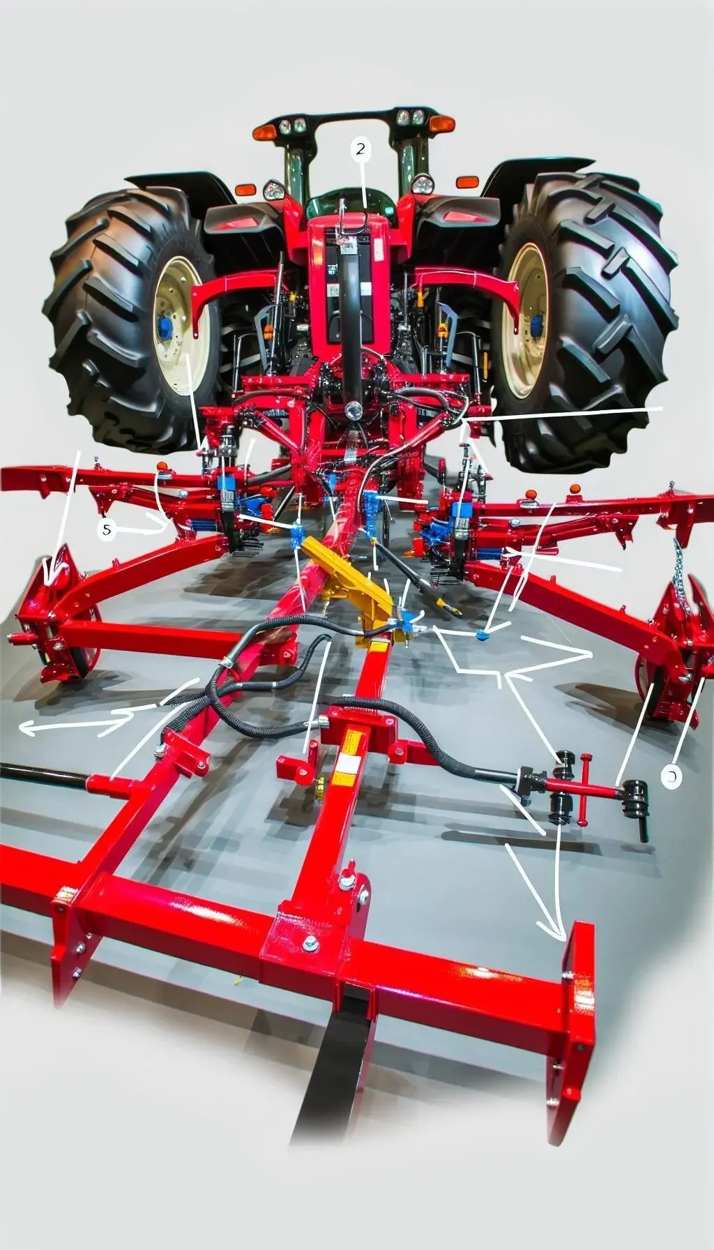 an automatic hitch system for tractor and its implement-1