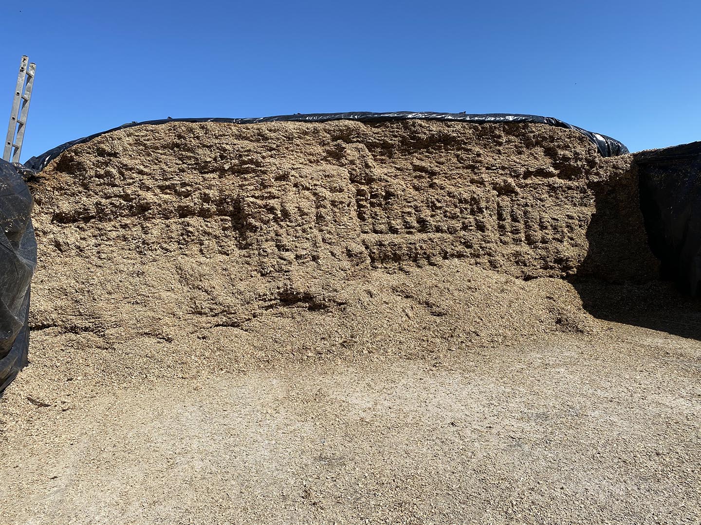 Stockage d'un tas de fumier