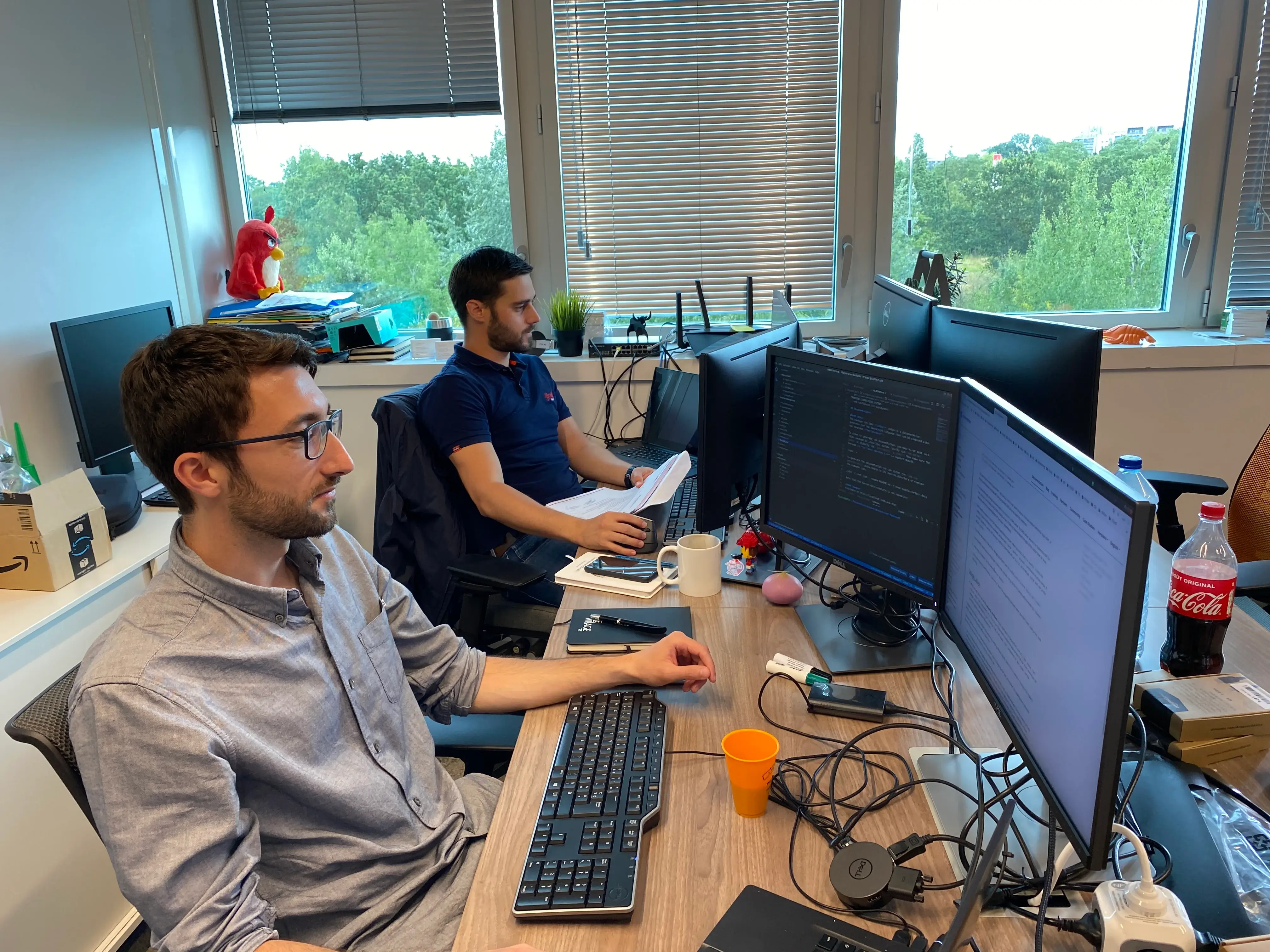  Vision team in the Dilepix offices at the Village by CA in Rennes